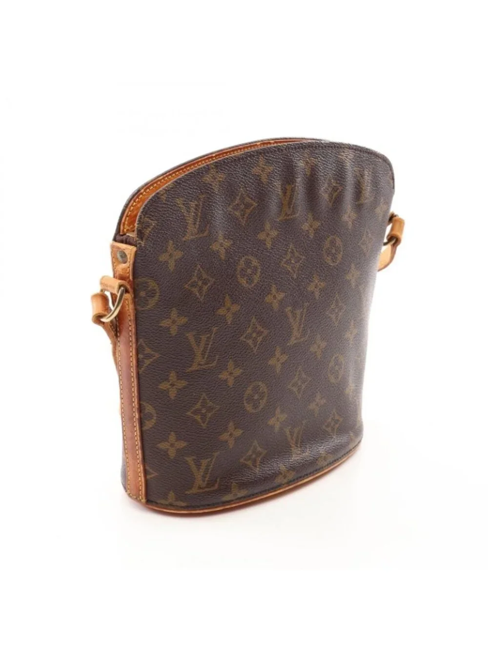 Louis Vuitton Shoulder Bag Drew Monogram Canvas Leather